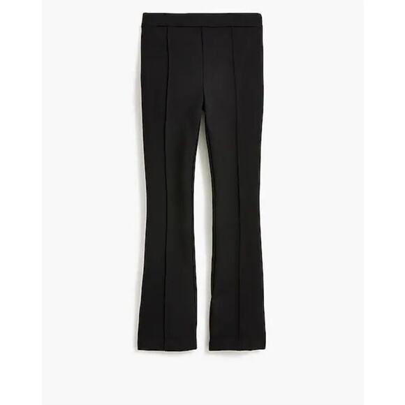 J Crew Crop Flare Ponte Pull On Pants US Women's 12 New - Picture 1 of 6